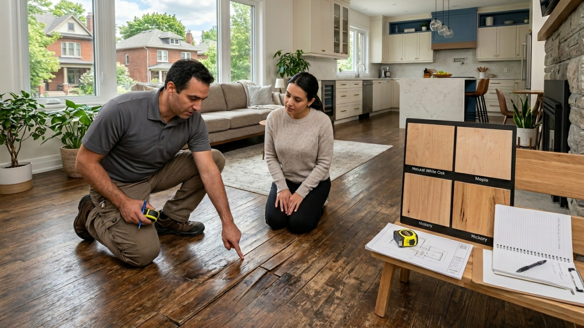replace hardwood floors