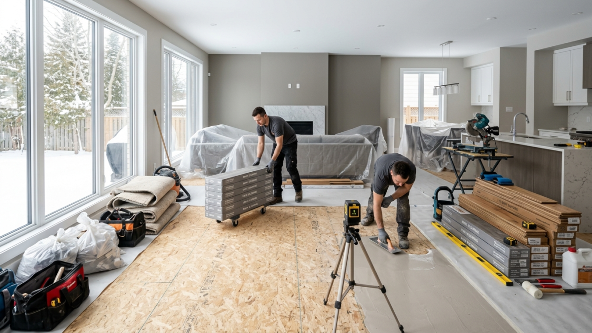 Preparing Ottawa Home for New Floors
