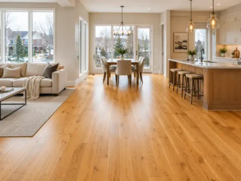Warm Wood Tone Flooring