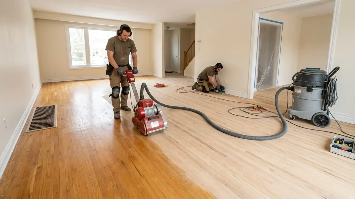 hardwood floor sanding