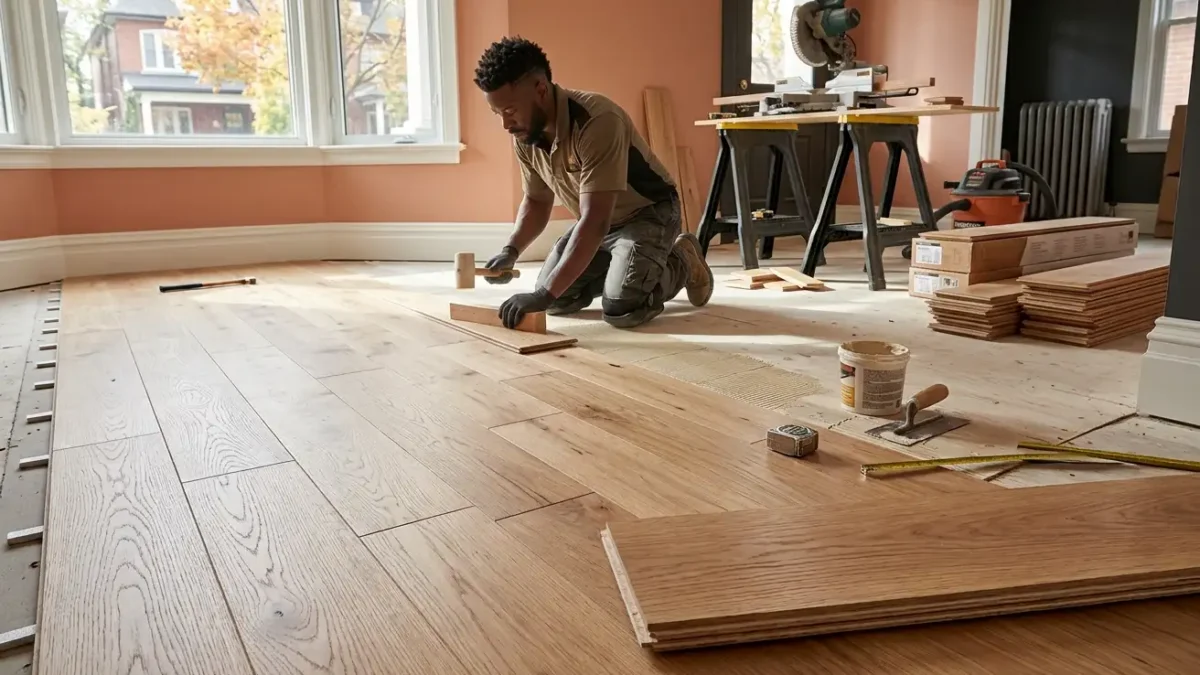 Engineered Wood Floor Installation